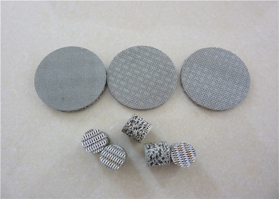 5 warstw spiekanych siatki drucianej ze stali nierdzewnej 5 10 15 mikronów typu okrągłego