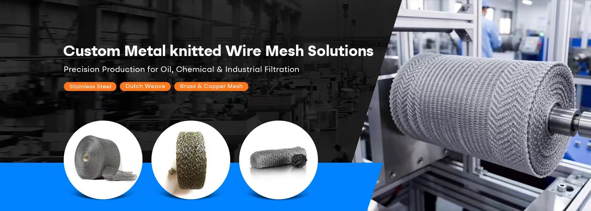 jakość Siatka z dzianiny drucianej fabryka