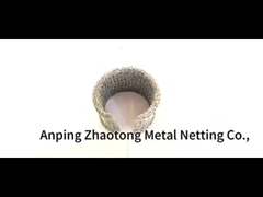 Włókna z sieci z włókien z stali nierdzewnej, wielkość niestandardowa