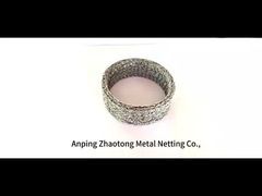 Absorpcja wstrząsów Filtr z siatki z włókien trukowanych kompresowanych φ2-500 mm Typ płaski