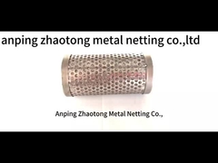 PP / SS316 Tkanina z siatki dzianej 0,5 mm średnica 1000 mm szerokość forma gruntu falistego