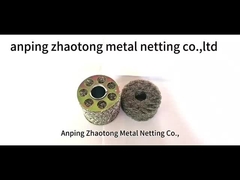 Włókno z siatki dzianej polerowane przez ścieranie do separacji ropy naftowej i gazu