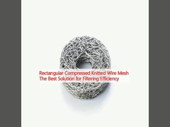 Włókno z dzianinami prostokątne, skompresowane, najlepsze rozwiązanie dla efektywności filtracji