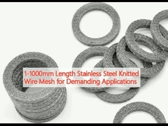 1-1000mm Długość stalowa siatka z dzianiną do wymagających zastosowań