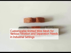 Dostosowalna siatka z dzianiną do różnych potrzeb filtracyjnych i separacyjnych w środowiskach przemysłowych