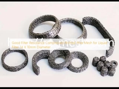 Dobry odporność na filtry skompresowana siatka z dzianiny do filtrów płynnych 14 X 10 mm średnica