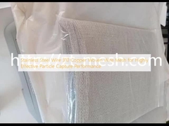 Włókno ze stali nierdzewnej 310 Włókno z miedzianego włókienniczego sieci dla wysoce skutecznej wydajności wychwytywania cząstek