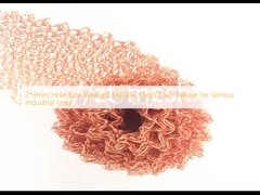 2*3mm Wielkość otworu Tkaną siatkę metalową Tkaną prostą do różnych zastosowań przemysłowych