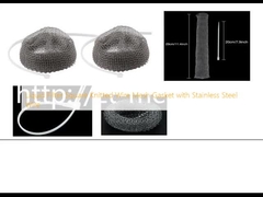 Filtr płynny kwadratowa ścieka z siatki z włókna ze stali nierdzewnej