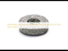 OEM metalowa sprasowana dzianinowa siatka druciana 65 * 41 * 23,5 mm uszczelka z siatki drucianej