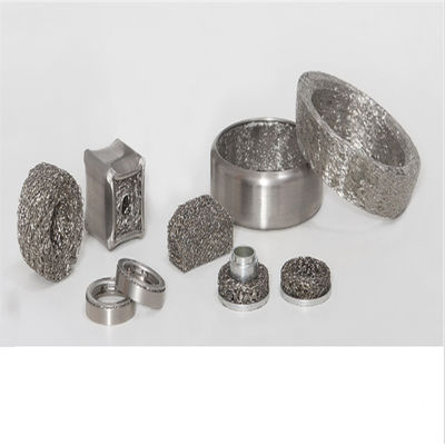 Stal nierdzewna AISi 316 Kompresowana siatka z włókien trukowanych Prężnik gazy 15 mm