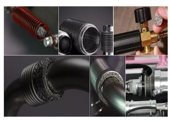 Sprasowana dzianinowa siatka druciana o grubości 200 mikronów Stal nierdzewna 304 316