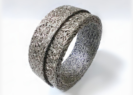55 * 20 * 10 mm Sprasowana dziana metalowa siatka druciana 99% Filtr 0,55 mm