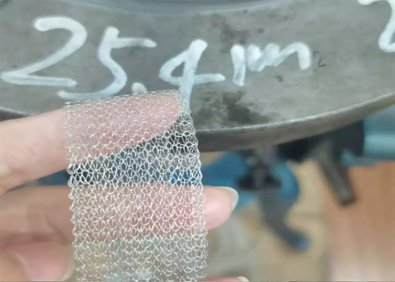 2.5CM Wręby z sieci z włókien z stali nierdzewnej do ekranów