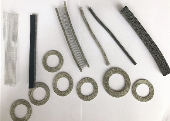 Średnica drutu 0,08 - 0,5 mm Kompresowana siatka z włókien dzianych dla przemysłu filtracyjnego