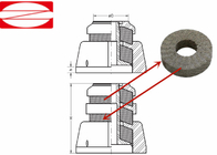 Skompresowana dzianinowa siatka druciana o średnicy 5-150 mm i średnicy 10-200 mm do filtracji tłumików