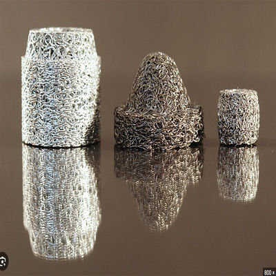 Średnica drutu 0,08 - 0,5 mm Kompresowana siatka z włókien dzianych dla przemysłu filtracyjnego