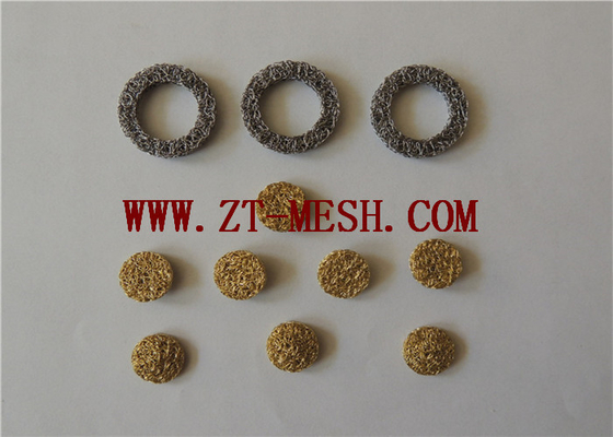 Filtr siatkowy z amortyzacją z dzianiny drucianej (typ spłaszczony 2-500 mm)