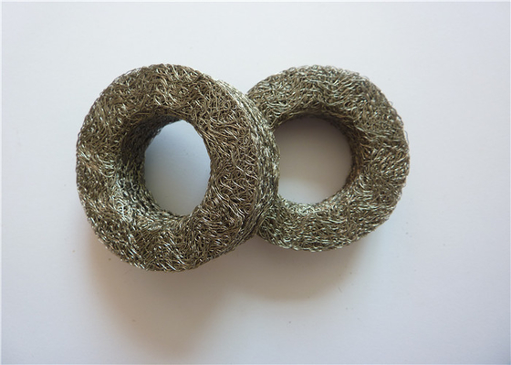 Cylindryczny uchwyt antywibracyjny OD30mm SS304 SS316 Sprasowana siatka druciana 0,09 mm - 0,55 mm