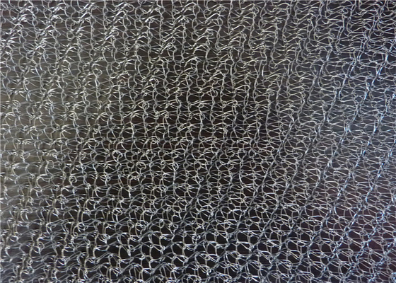 SS Dzianinowa tkanina siatkowa 4 * 5 mm Mesh Hole Gas Liquid AISI 301 Do odmgławiania