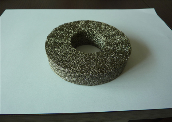 OD25mm Sprasowany filtr z dzianiny drucianej z płynnym gazem 0,55 mm 100 mesh / cal