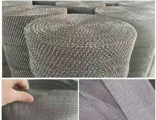 Metalowy filtr z dzianiny drucianej Podwójny drut tkacki Precyzyjna szerokość 400 mm SS316L Dostosowany Customize