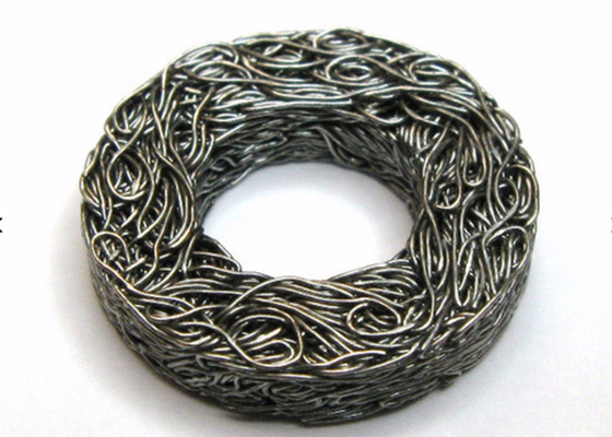 Cylindryczny, odporny na wstrząsy, sprasowany, dziany filtr siatkowy Stal nierdzewna 310 0,08 mm-0,55 mm