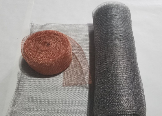 SS310 Dzianinowa siatka druciana z drutu miedzianego 99% czystego do otworów budowlanych Zapobieganie zagnieżdżaniu ptaków