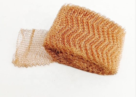 Gazowa dzianinowa siatka miedziana w rolce Kontrola szkodników 99% czystego 0,18 mm