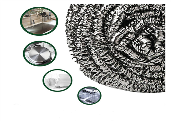 Heavy Duty 410 Kulka czyszcząca ze stali nierdzewnej 23g Dia 7cm Srebrny kolor