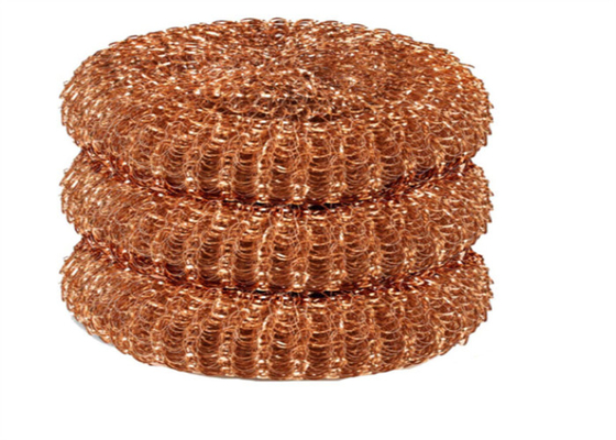 Domowa kulka do czyszczenia ze stali nierdzewnej, kulka z drutu miedzianego ODM 20g 6,5 * 6,5 cm