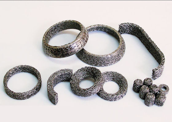 Kwadratowy metaliczny uchwyt 50g Uszczelka z dzianiny drucianej 310s do poduszki antywibracyjnej