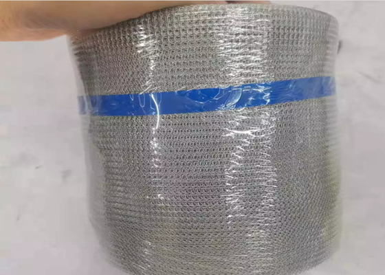 Siatka z dzianiny w całości z metalu ze stali nierdzewnej w rolkach o szerokości 250 mm do filtra