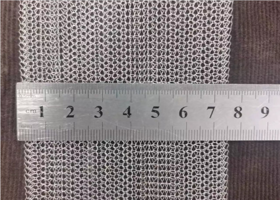 Stal nierdzewna 35 mm szerokość 0,23 mm dziana siatka z drutu miedzianego żółta do czyszczenia