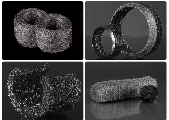 Sprasowana dzianinowa siatka druciana o grubości 200 mikronów Stal nierdzewna 304 316