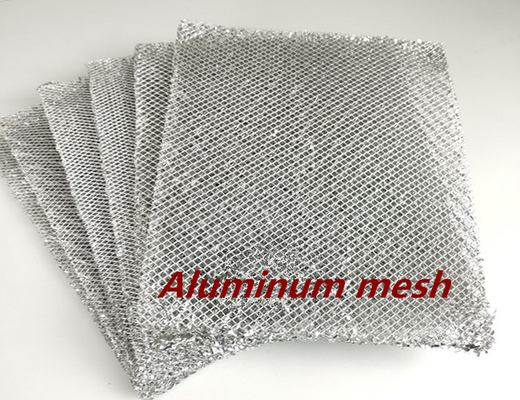 Wielowarstwowa aluminiowa siatka filtracyjna OEM Odpowietrznik o strukturze plastra miodu w kolorze srebrnym