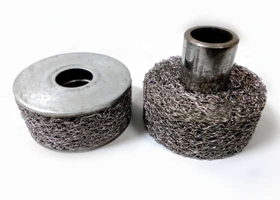 Cylindryczny, odporny na wstrząsy, sprasowany, dziany filtr siatkowy Stal nierdzewna 310 0,08 mm-0,55 mm
